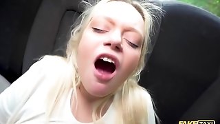 Sweet Cat In Hot Blonde With Humungous Stringing Up Boobies Gets Creampied By A Older Man