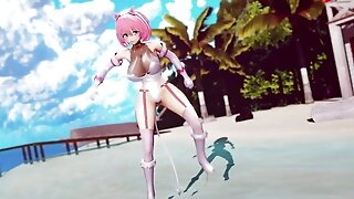 Mmd R-legal Anime Damsels Sexy Dancing Clip 74