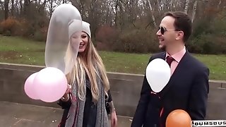 Kim Mortenroe - Dirty German Nubile Is In Need Of A Wild Bus Fuck And Fresh Fountain Of Jizm