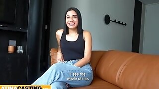 Bashful 18yo Colombian Cutie Railing Thick Dick In Casting