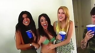 Impeccable Horny Bitches Love Having Group Intercourse With A